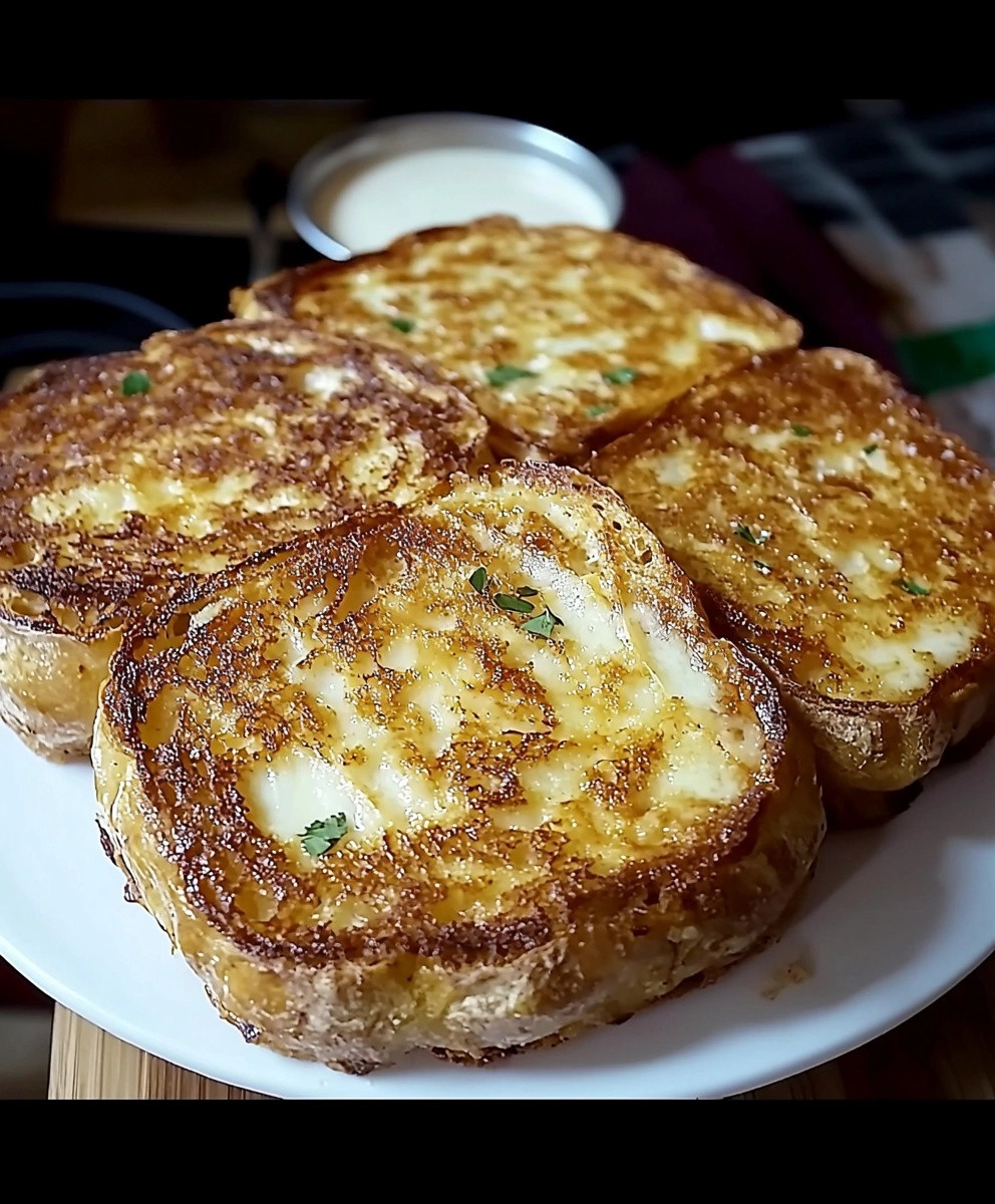 Pain frit fromage