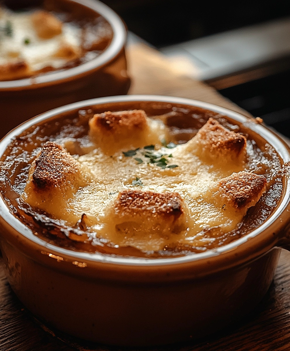 Soupe à l'oignon française