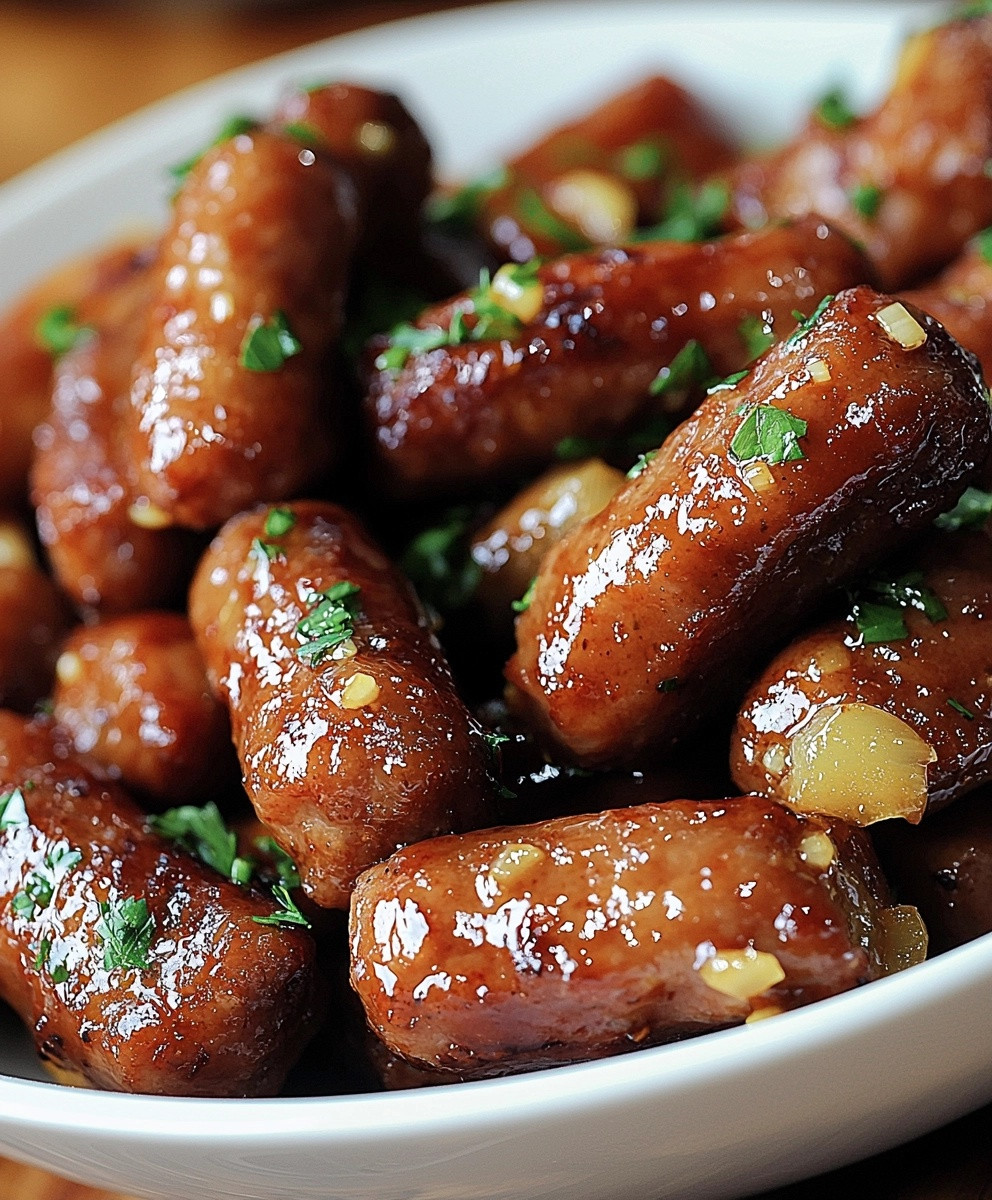 Smokies miel ail mijoteuse