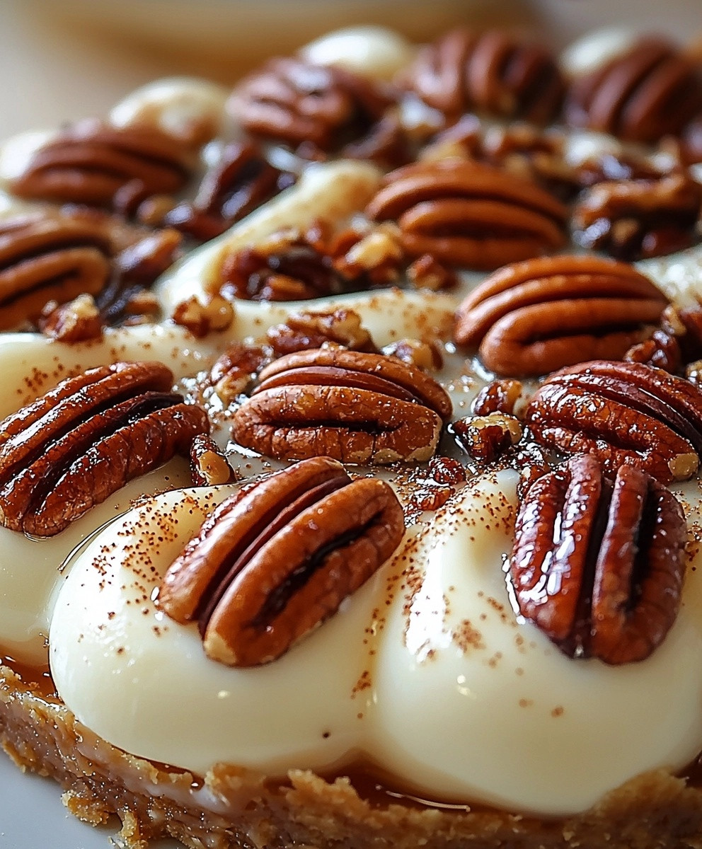 Tarte vanille pécan