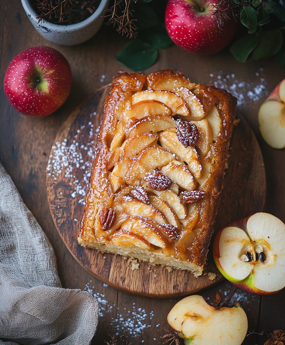 Gâteau invisible aux pommes