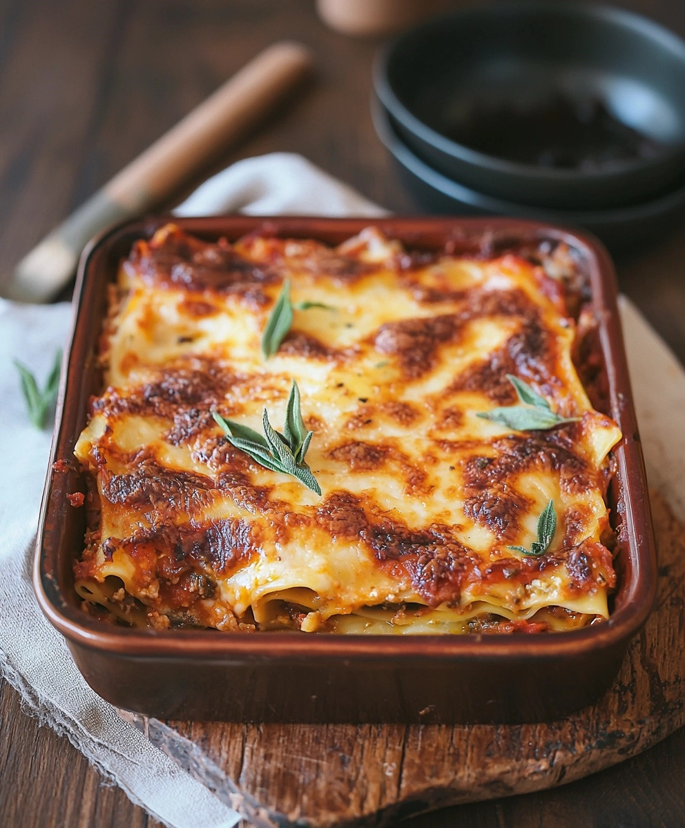 Lasagnes végétariennes bolo