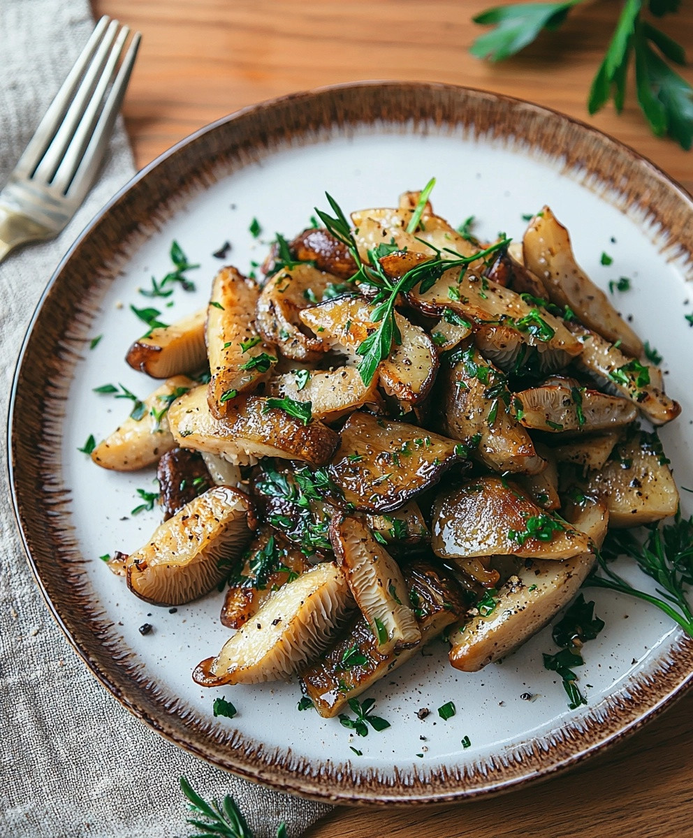 Pleurotes sautés à la poêle