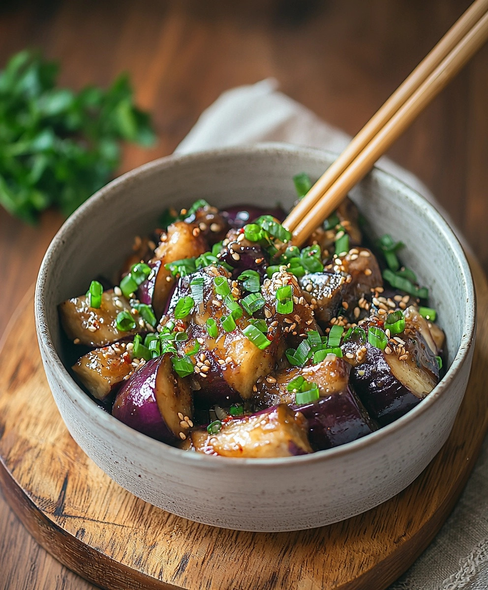 Aubergine japonaise au miso