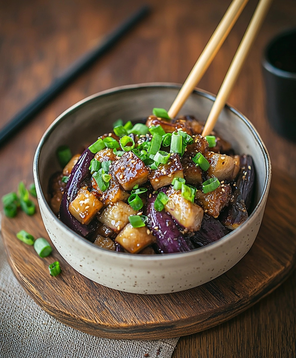Aubergine japonaise au miso
