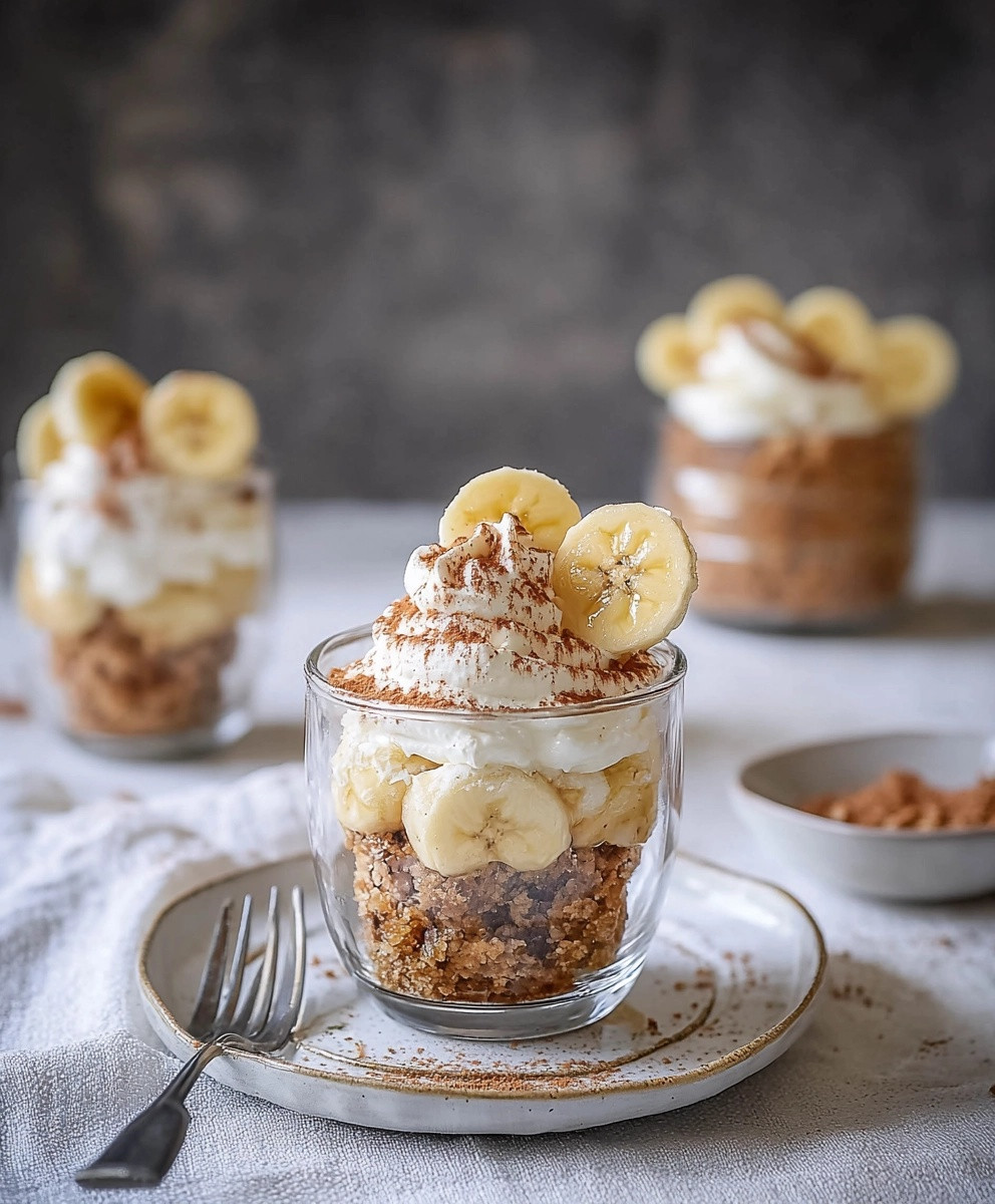 Verrine banoffee pie