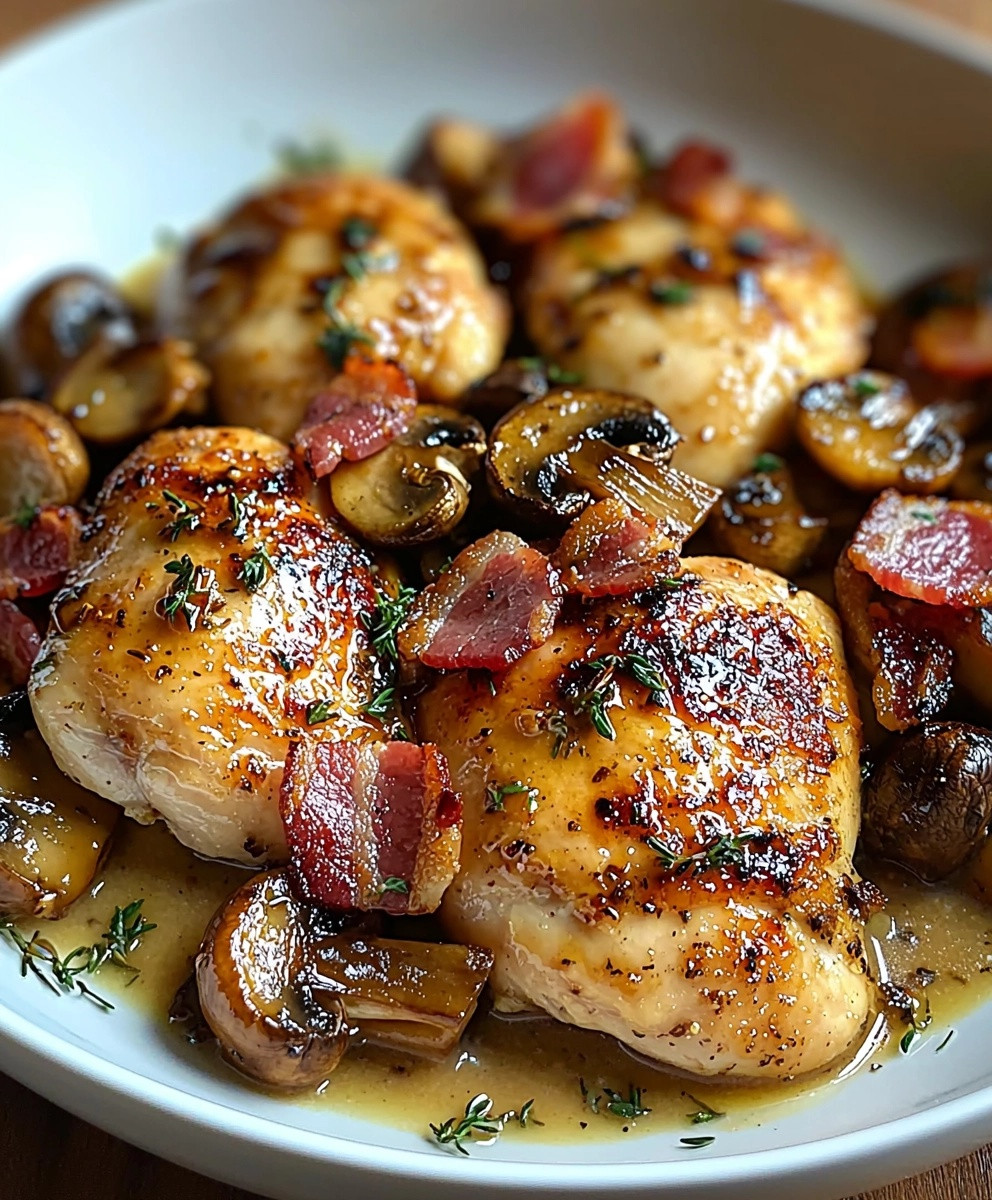 Émincés de poulet moutarde