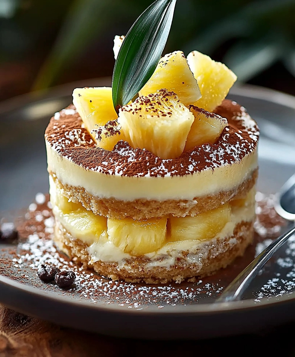 Tiramisu ananas coco