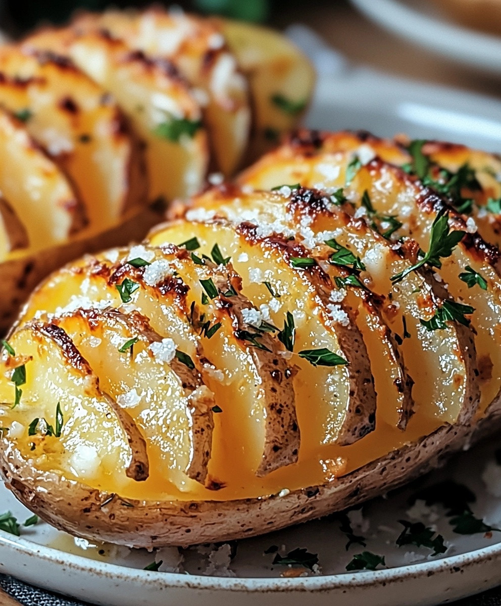 Pommes de terre à l'ail au four