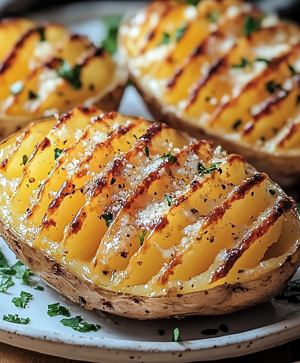Pommes de terre à l'ail au four
