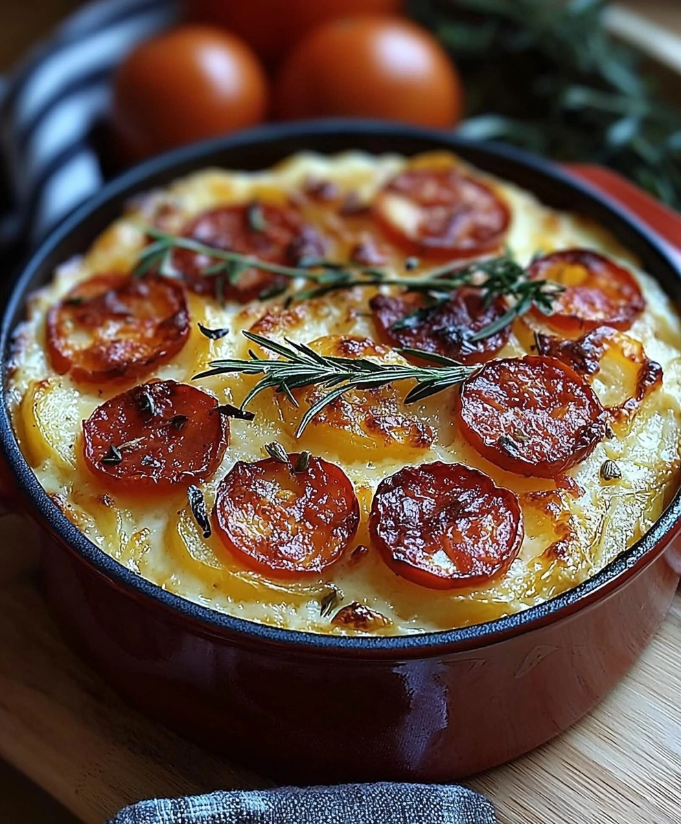 Gratin de Pommes de Terre Chorizo