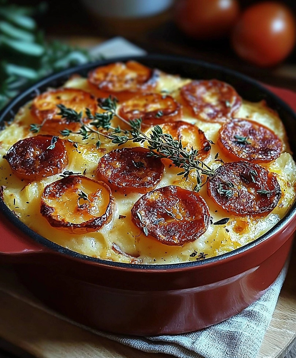 Gratin de Pommes de Terre Chorizo