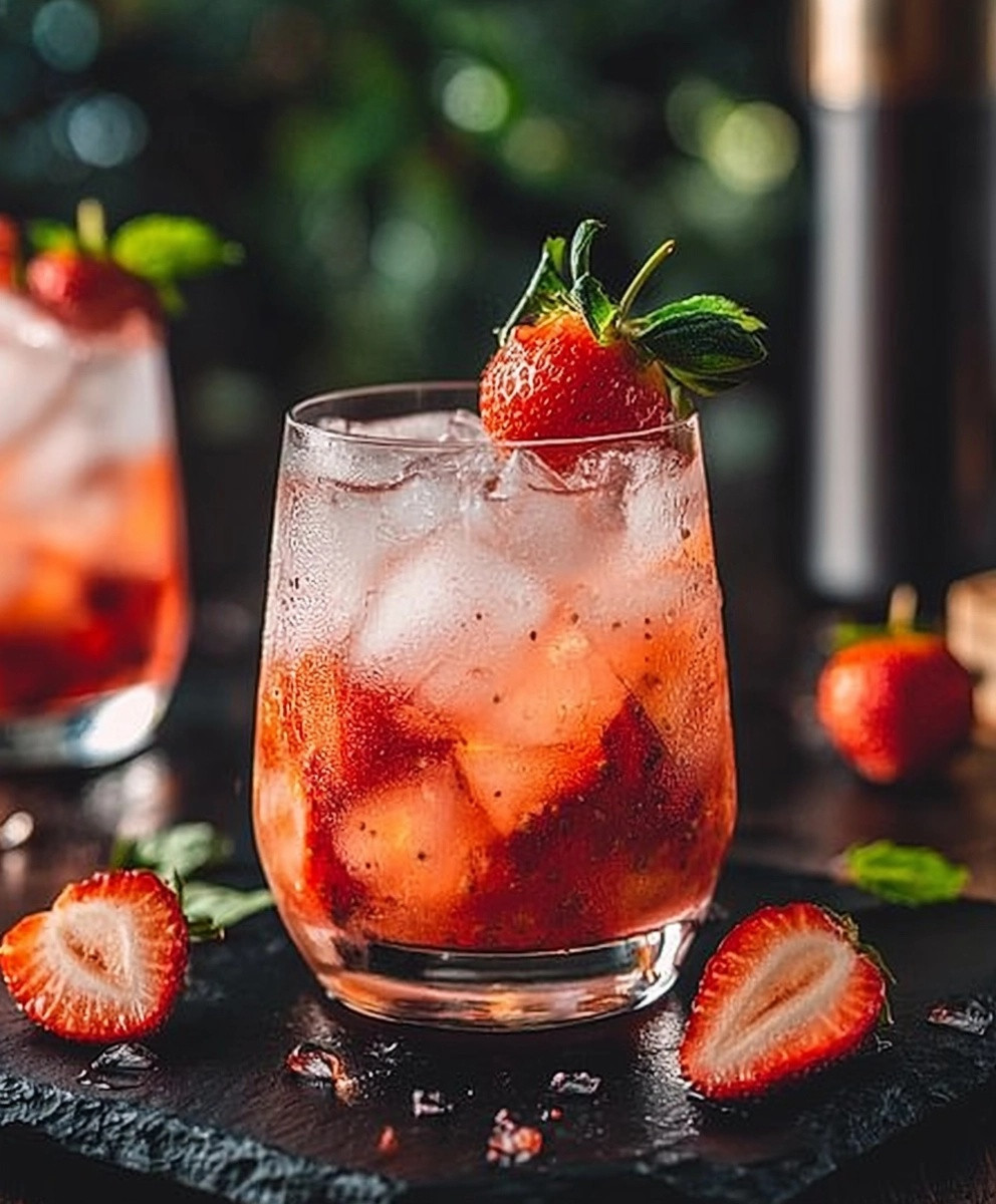 Bloody Mary sans alcool fraises