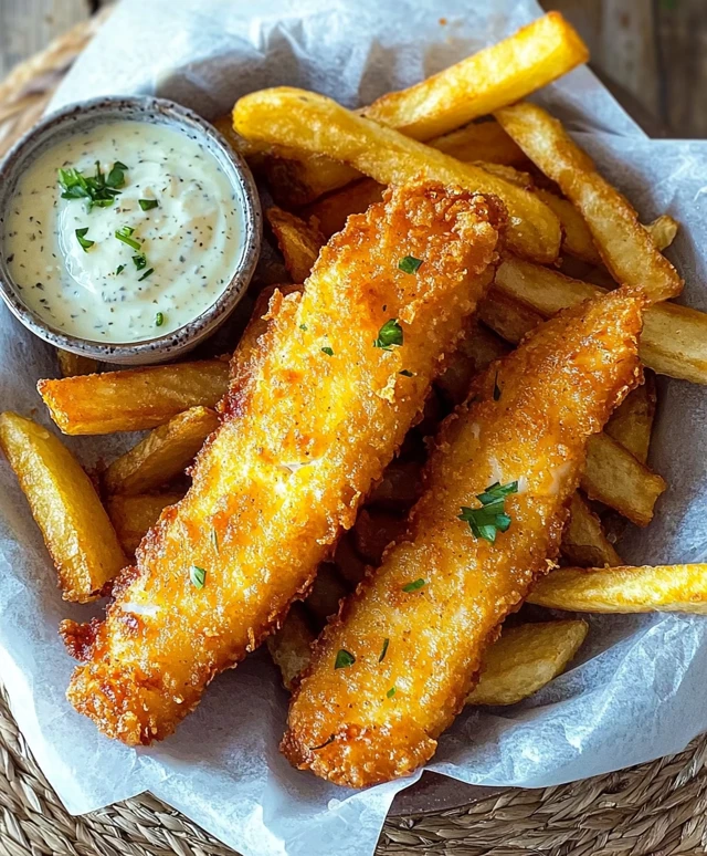Poisson et frites maison