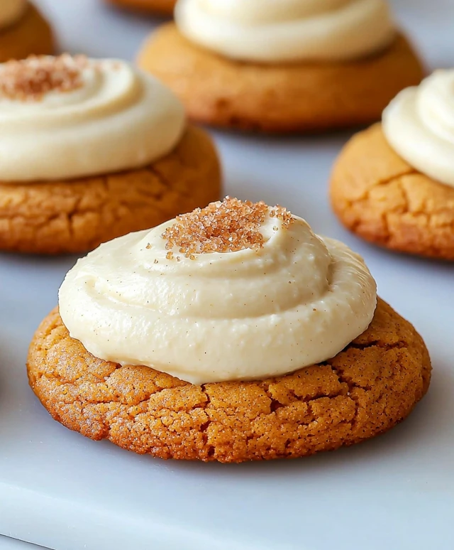 Biscuits à la citrouille glaçés