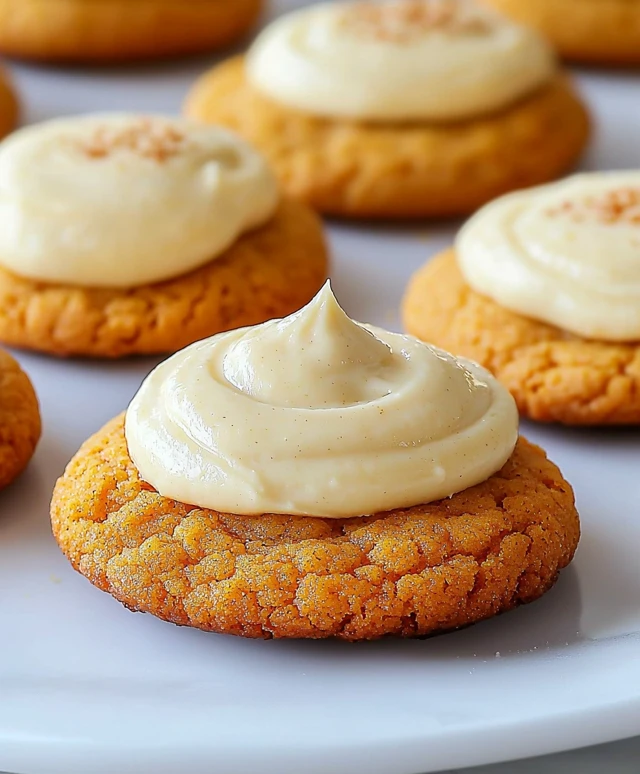 Biscuits à la citrouille glaçés