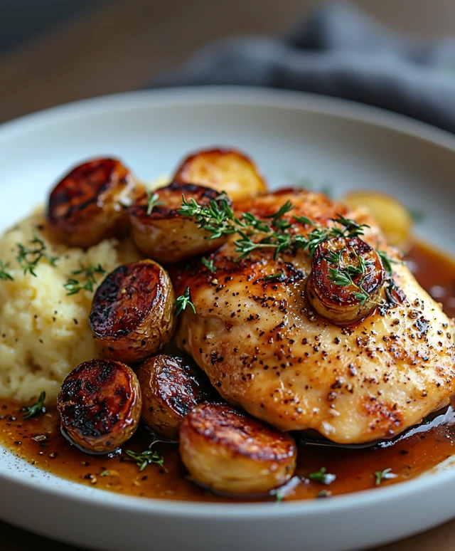Poulet à la moutarde