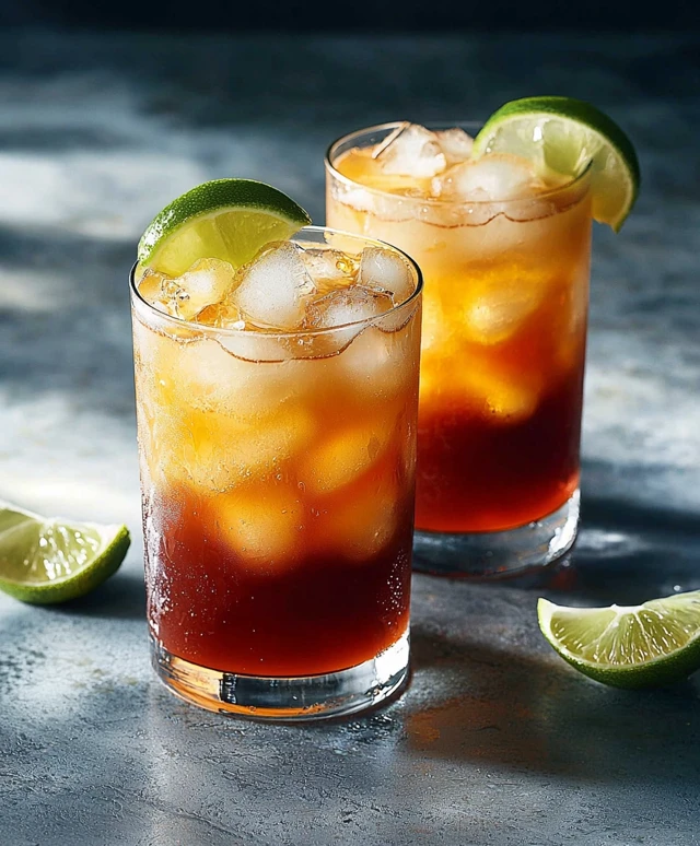 Cocktail sans alcool Dark Stormy