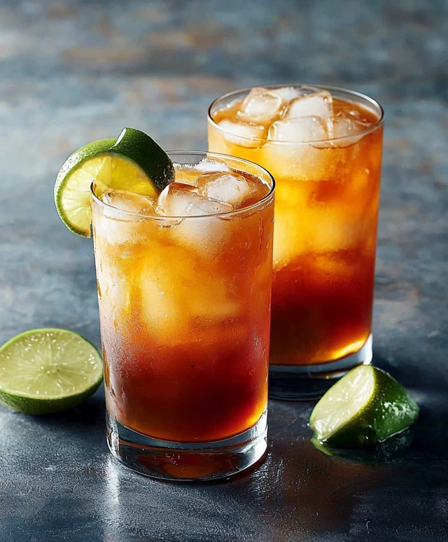 Cocktail sans alcool Dark Stormy