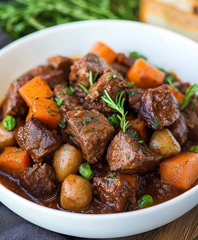 Boeuf Bourguignon traditionnel