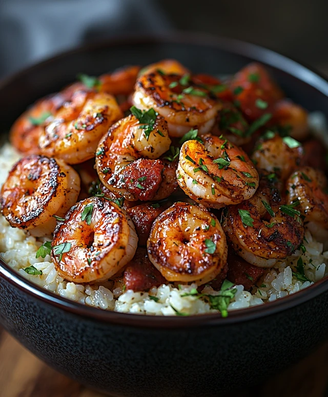 Crevettes à l'ail et chorizo
