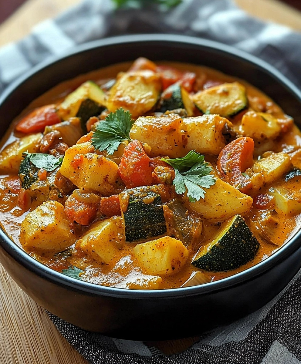 Curry de légumes crémeux