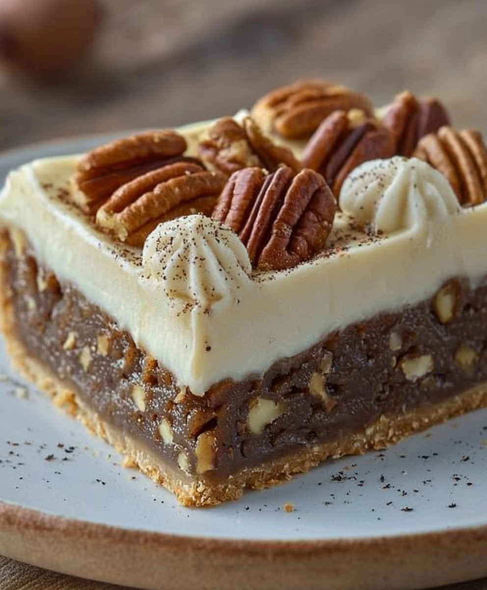 Tarte vanille pécan