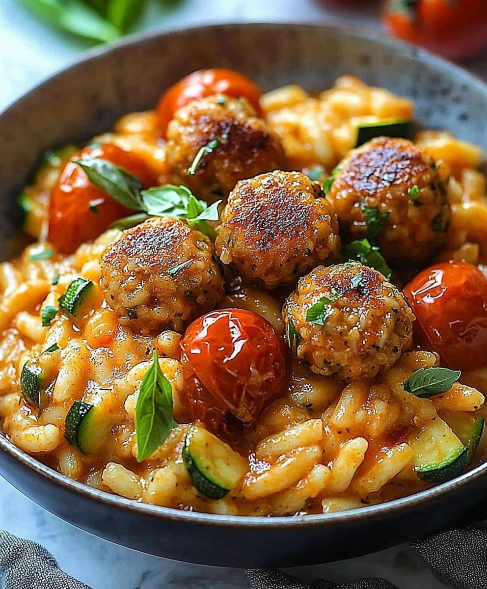 Risotto de Pâtes aux Courgettes