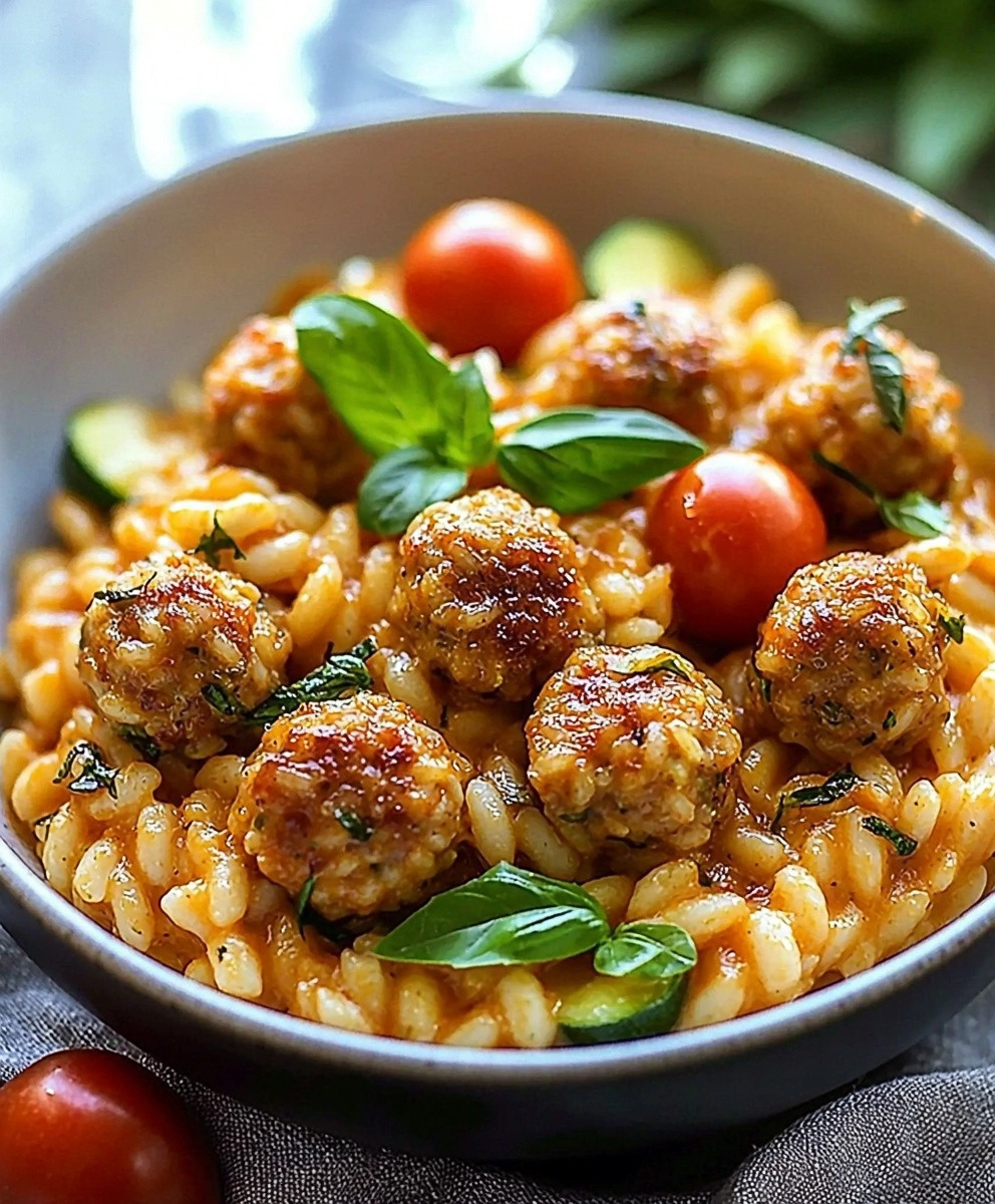 Risotto de Pâtes aux Courgettes