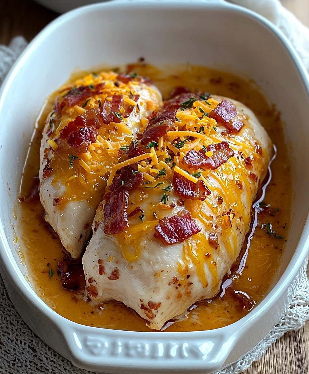Blanc de poulet au lard
