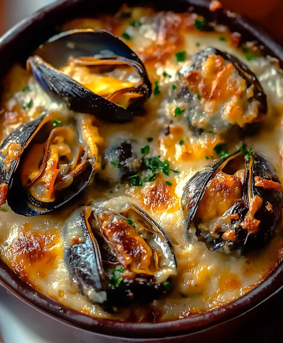 Moules Gratinées Savoureuses