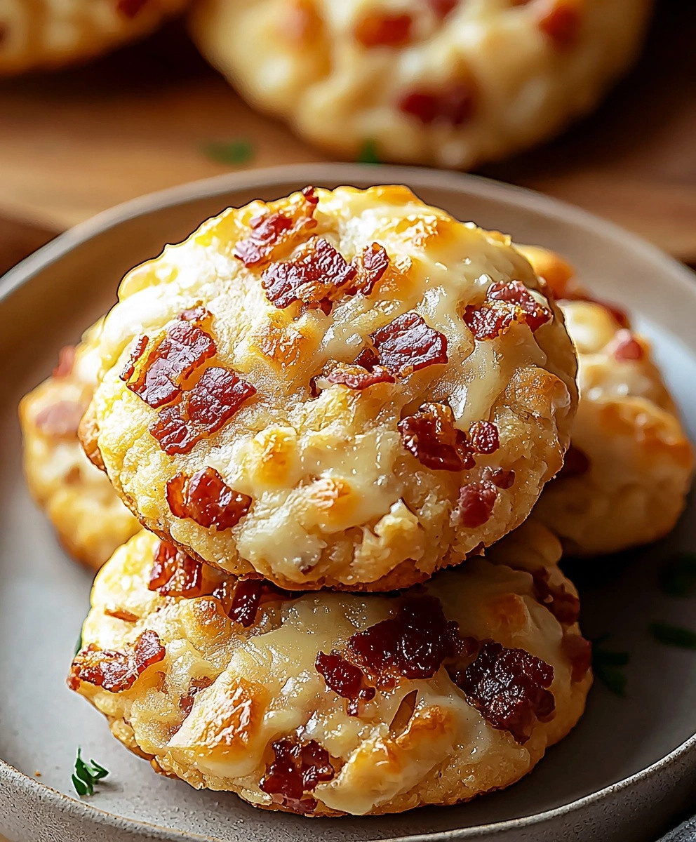 Cookies salés lardons reblochon