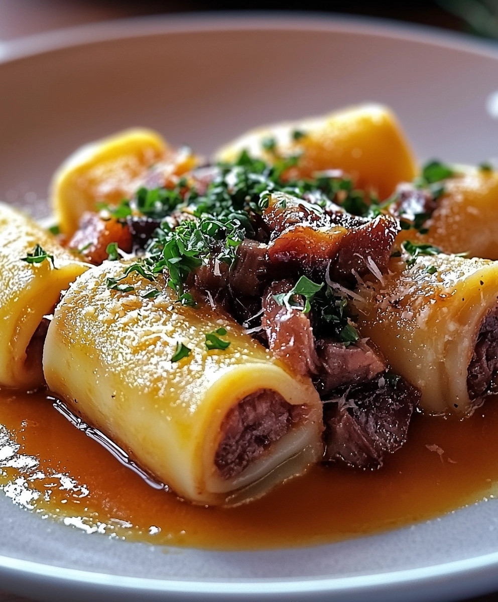 Cannellonis au canard confit