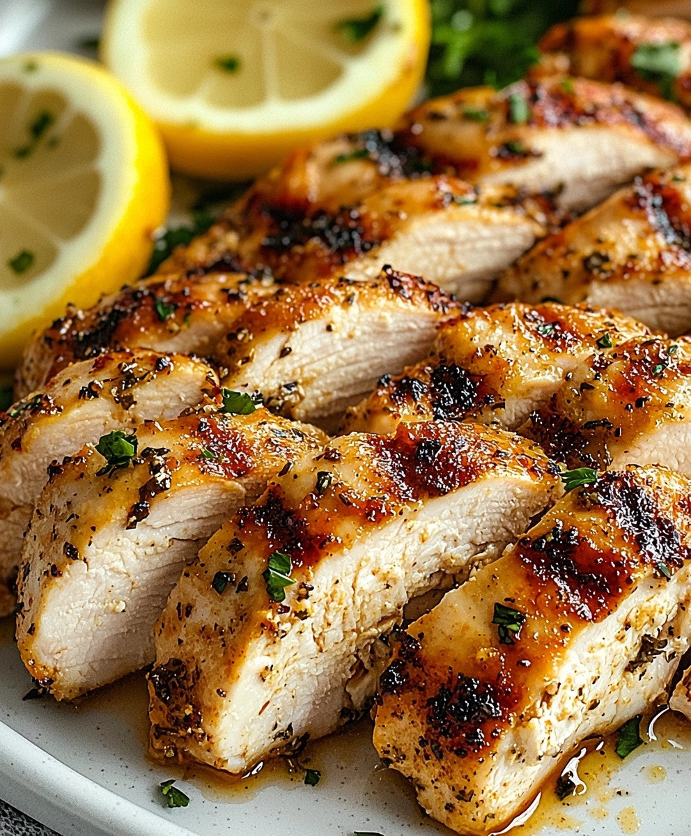 Poulet souvlaki au four