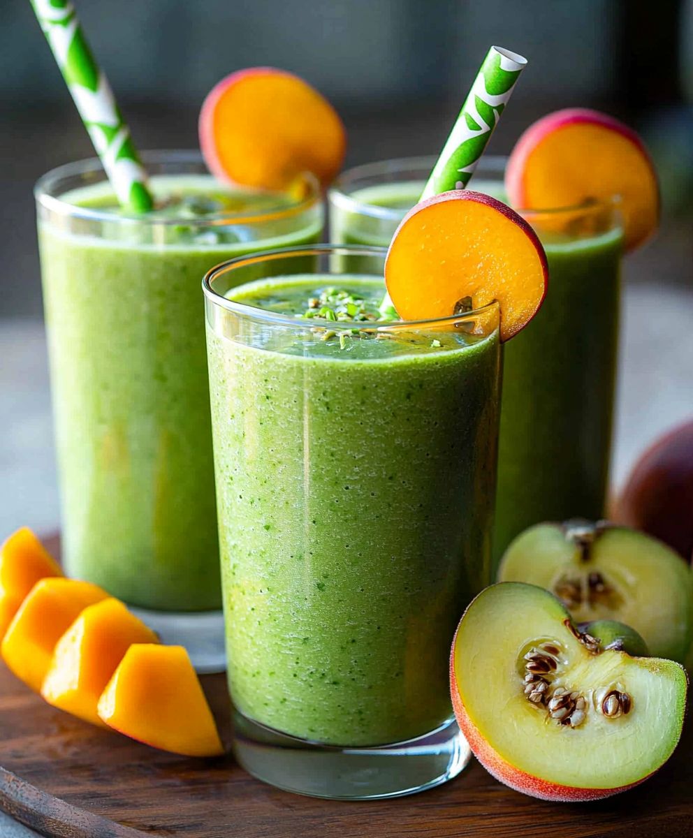 Smoothie vert mangue