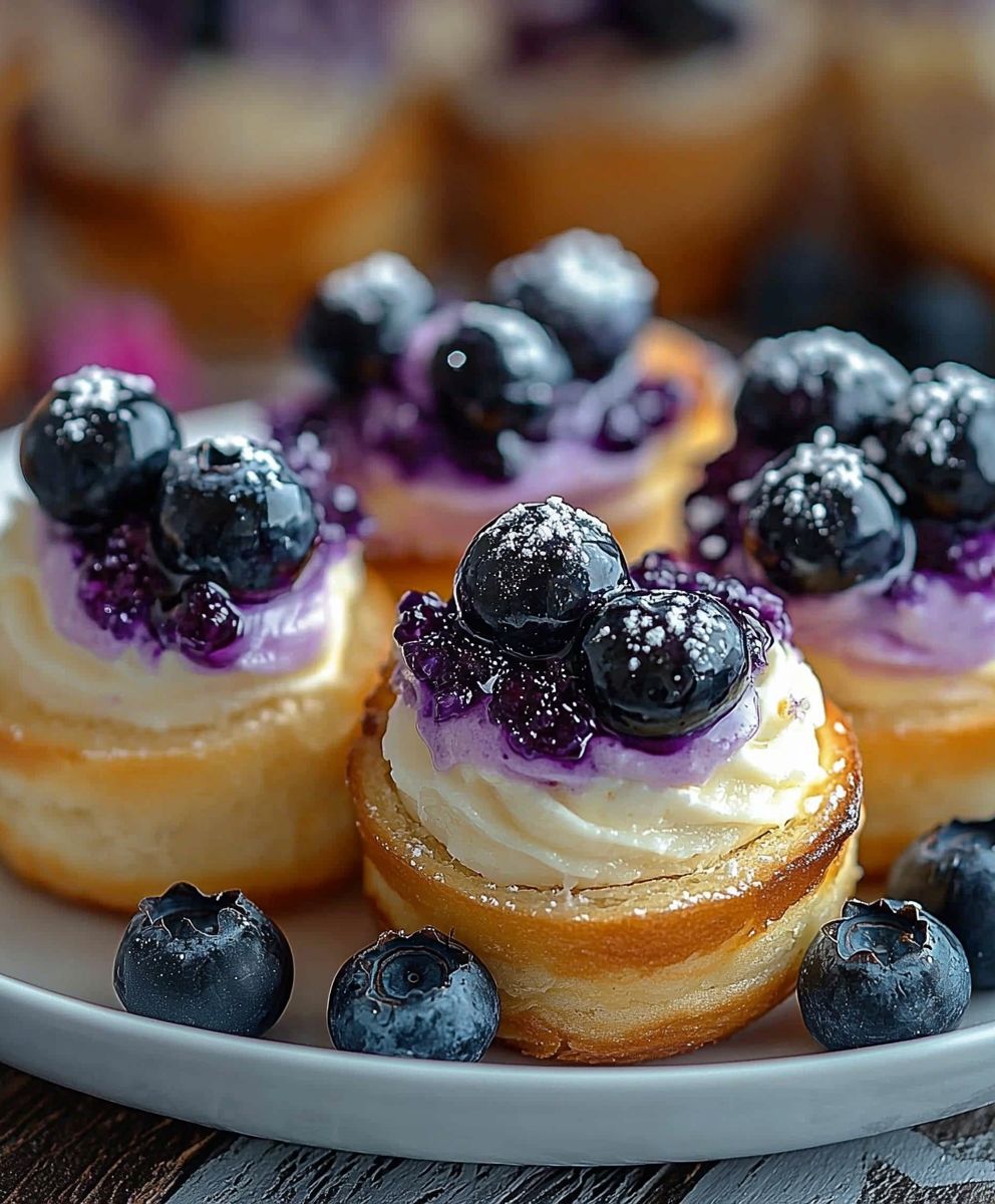 Cheesecake aux myrtilles facile