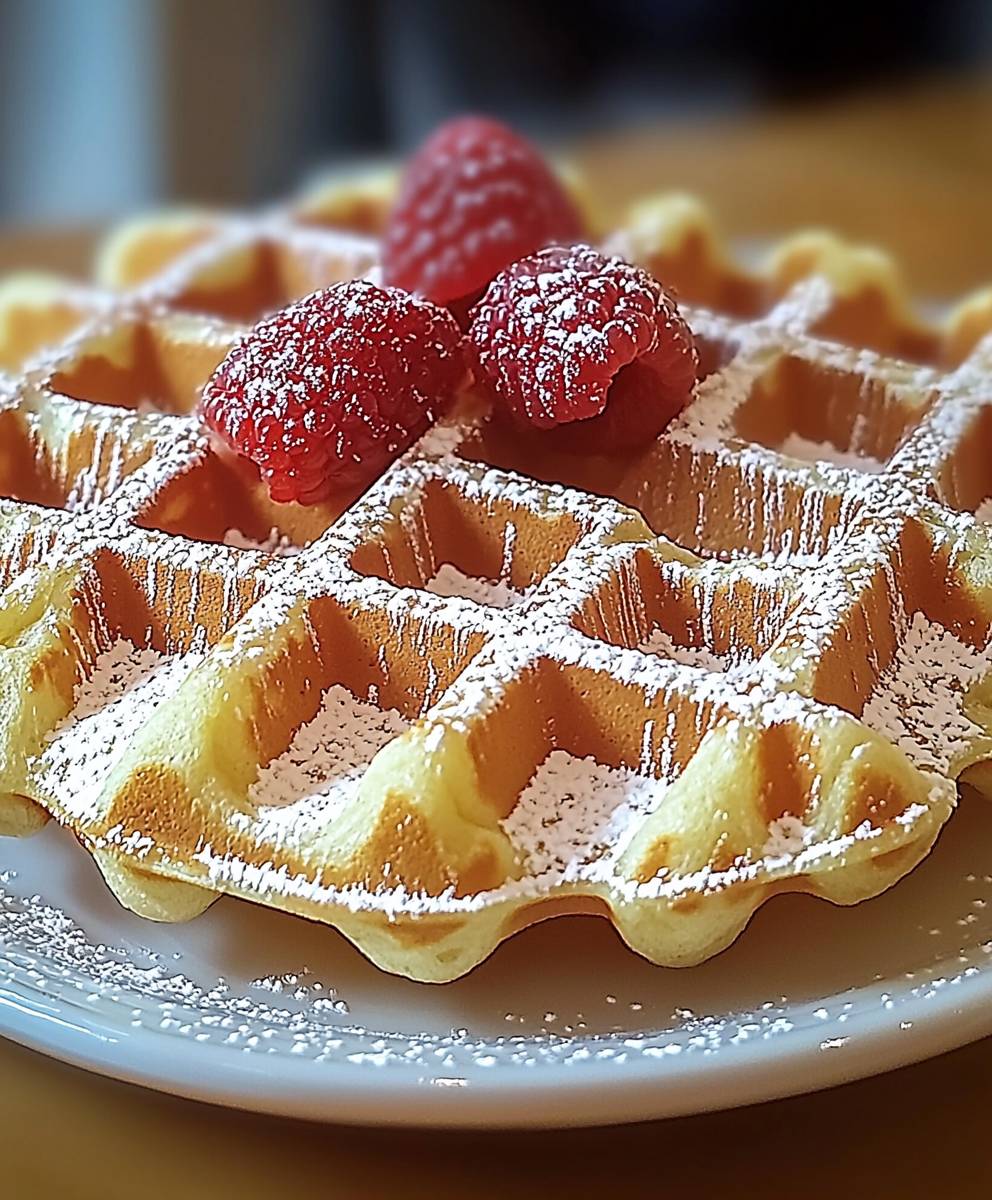 Gaufres briochées moelleuses