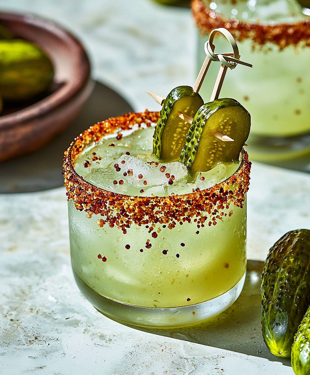 Margarita cornichons épicés