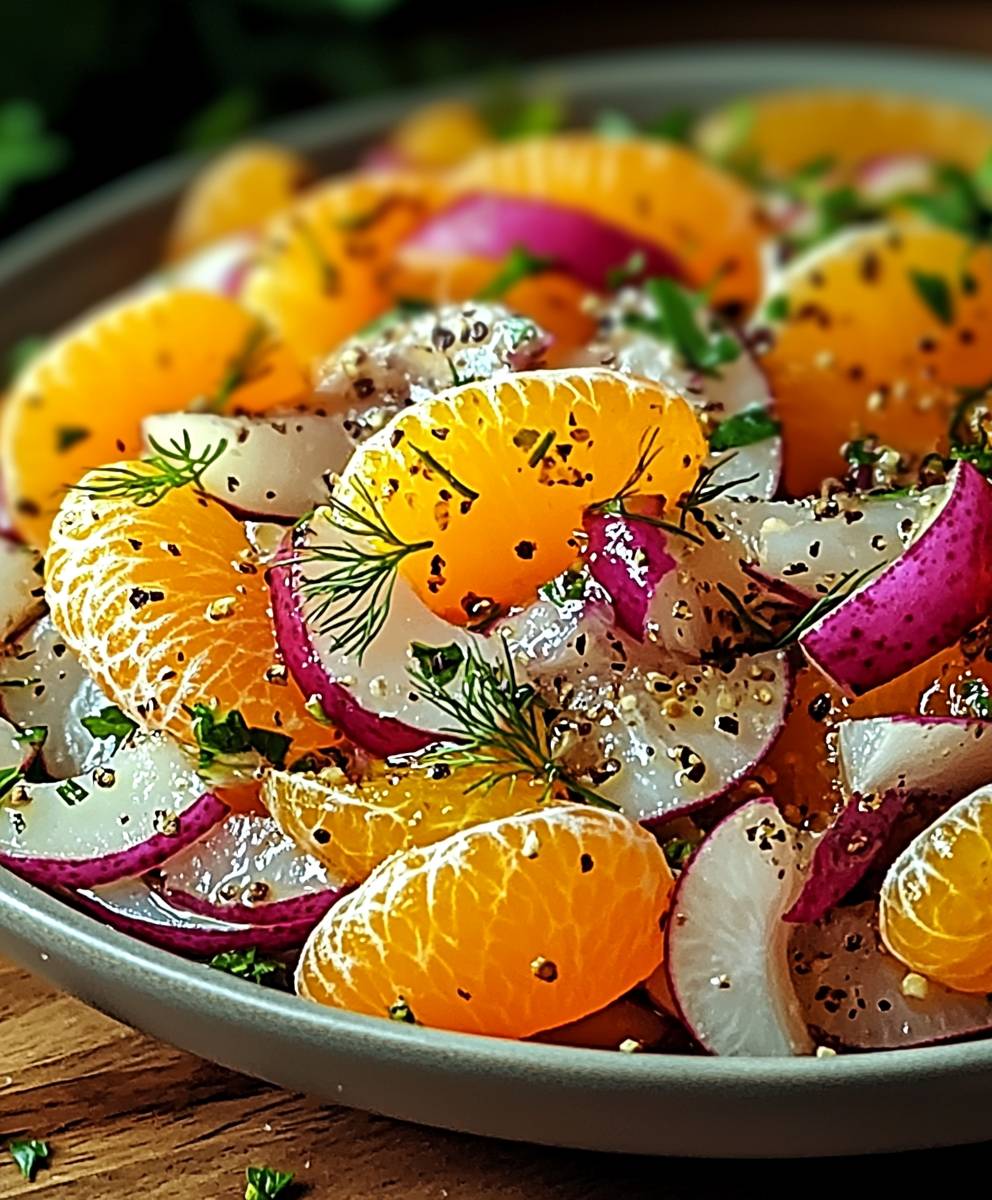 Salade marocaine oranges fenouil cumin