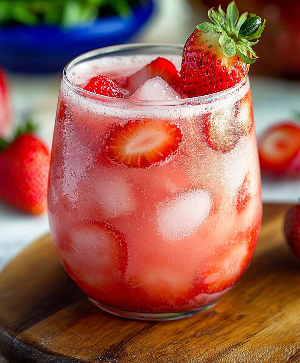 Agua fresca aux fraises