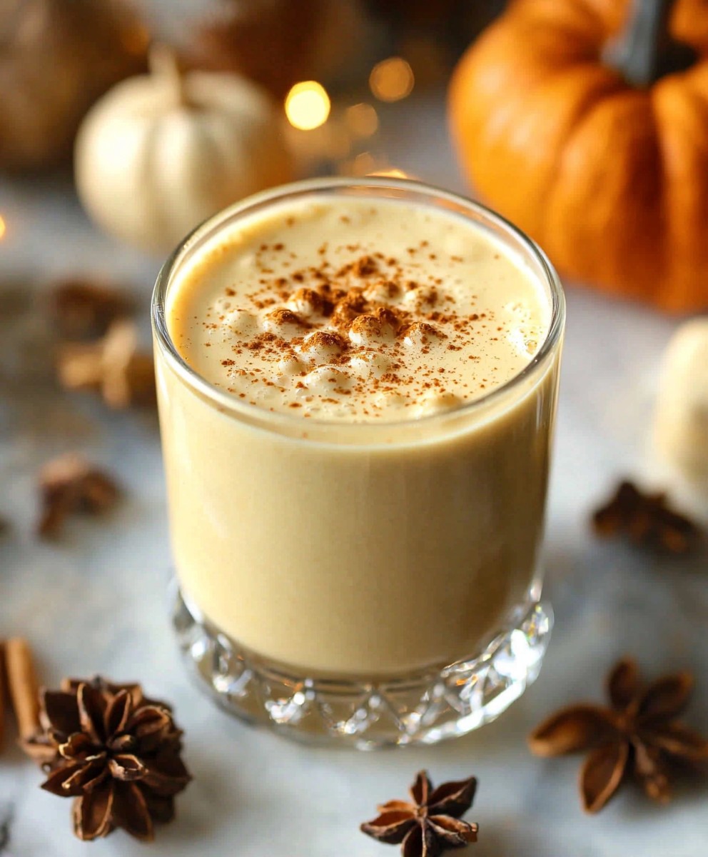 Lait de poule citrouille
