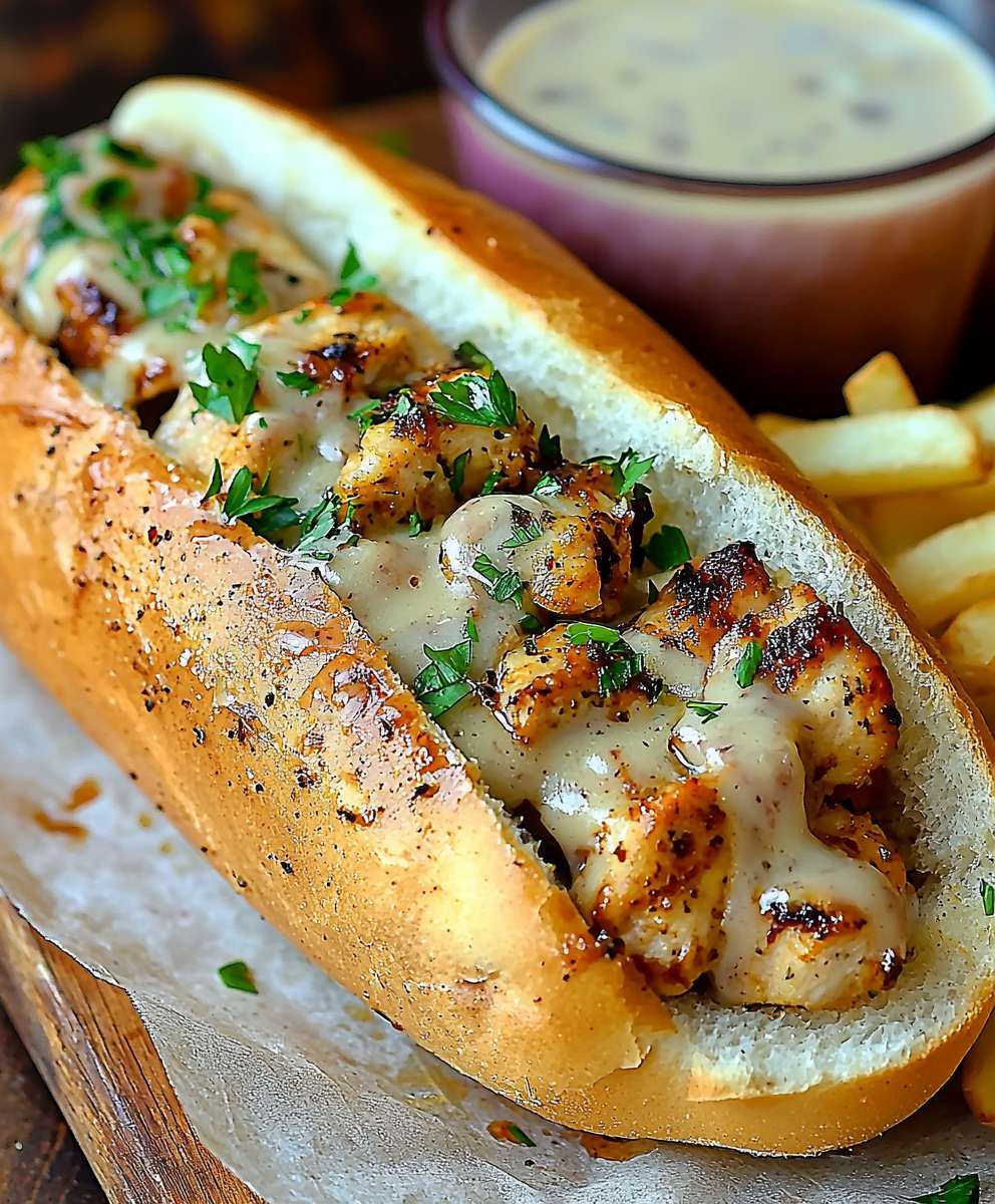 Sous marins poulet BBQ blanc