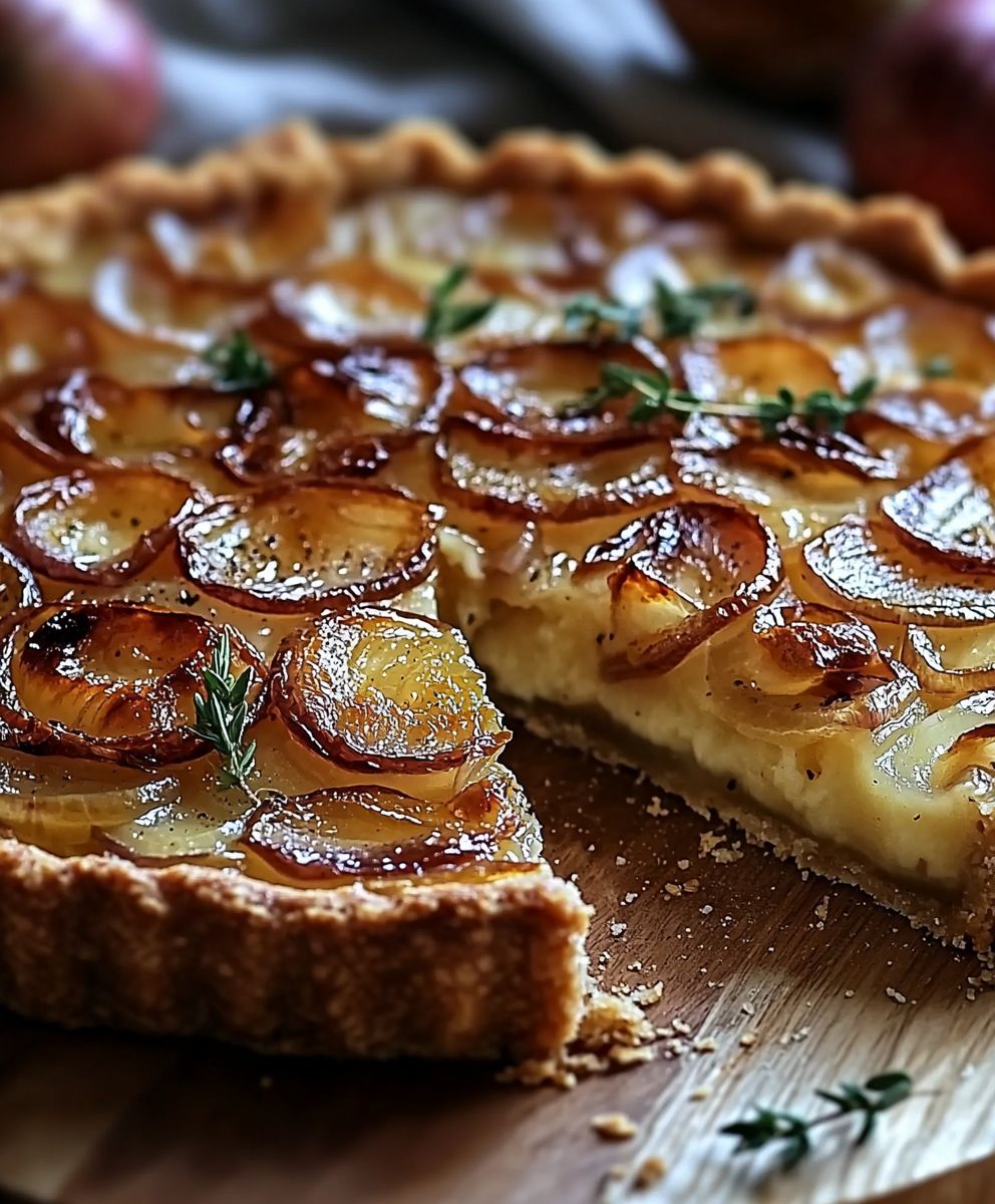 Tarte oignon alsacienne