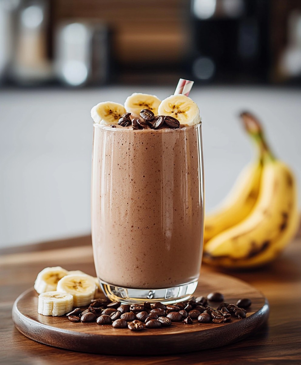 Smoothie banane moka
