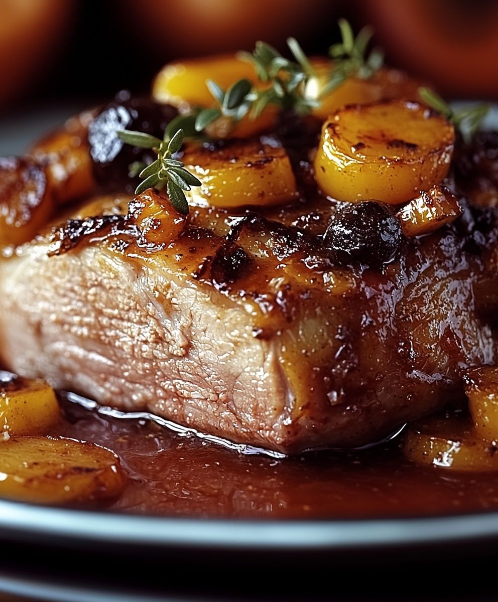 Rôti de porc sauce