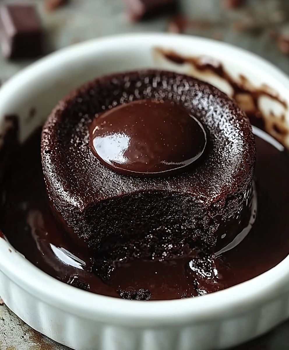 Fondant chocolat noir
