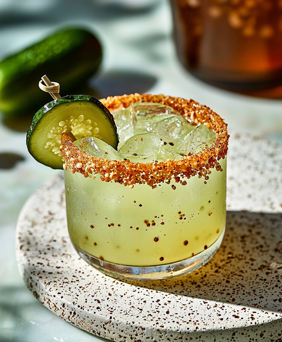 Margarita cornichons épicés