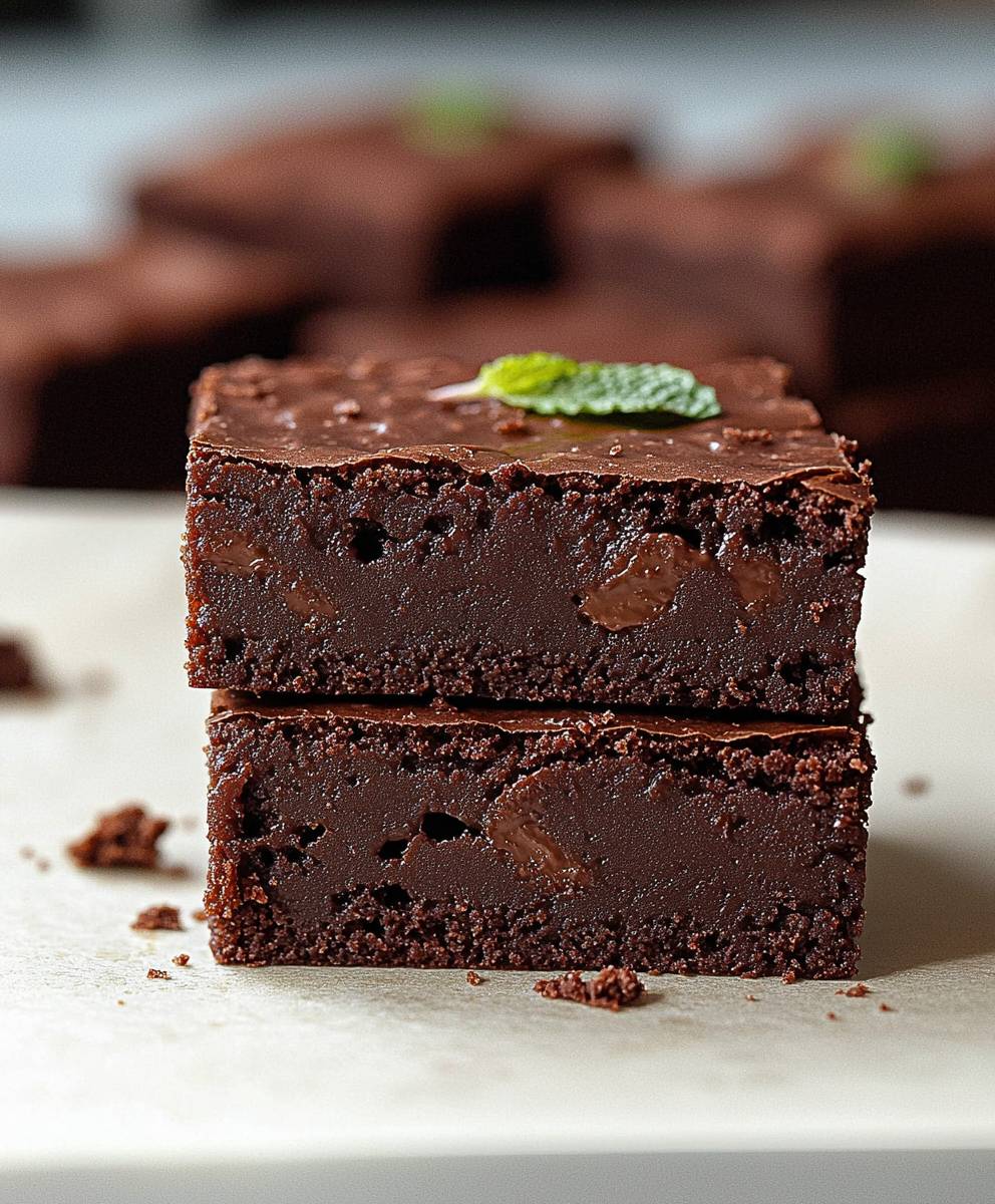 Brownies à la menthe