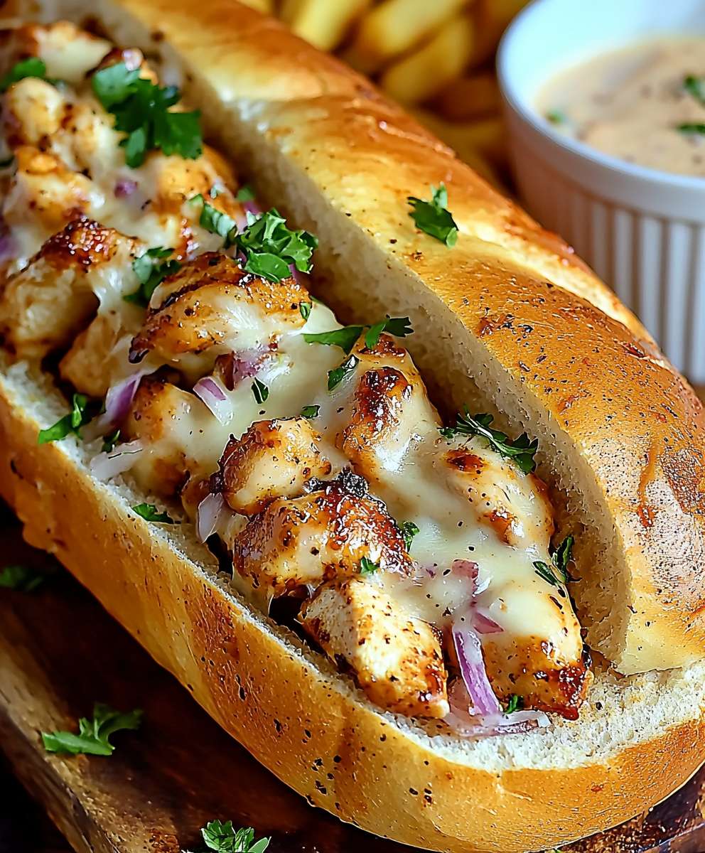 Sous marins poulet BBQ blanc