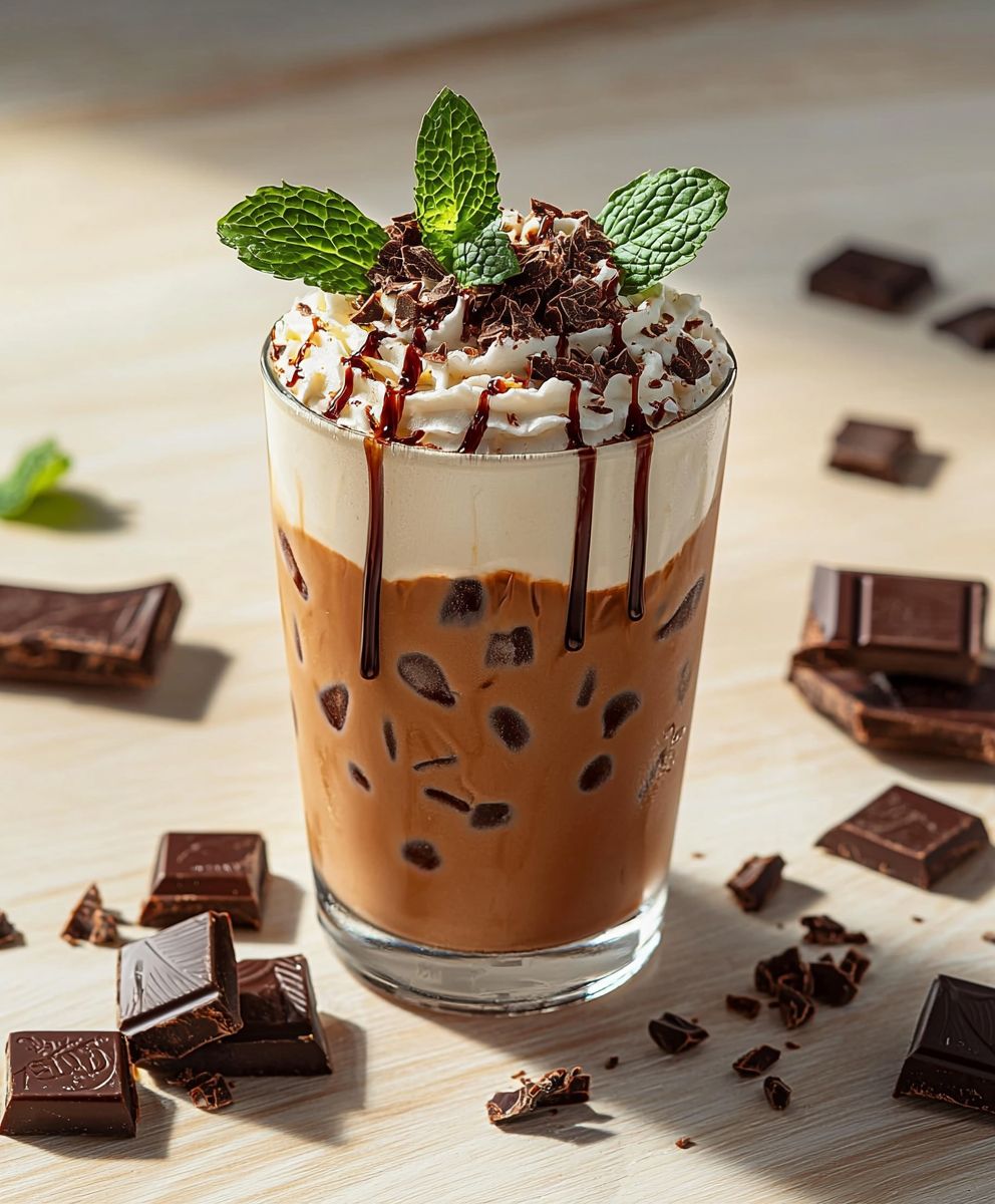 Café glacé chocolat menthe ceto